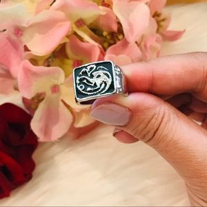 🔥SALE! 🐉 House Targaryen Class Style Ring